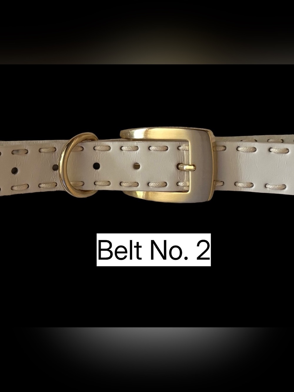 Lot of 2 Belts Genuine Leather Belts - Medium - Picture 8 of 14